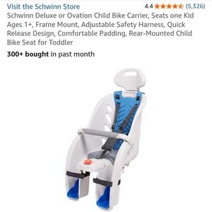 Basically New Child Bike Carrier Seat